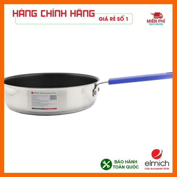 [XUẤT XỨ CH SÉC] CHẢO CHỐNG DÍNH INOX 304 ELMICH 26CM EL3243, 28CM EL3244, CHẢO CHỐNG DÍNH BẾP TỪ