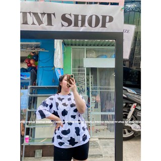 ÁO THUN BÒ SỮA [ TNT Shop Bigsize 60kg - 90kg ] Ảnh thật 100%