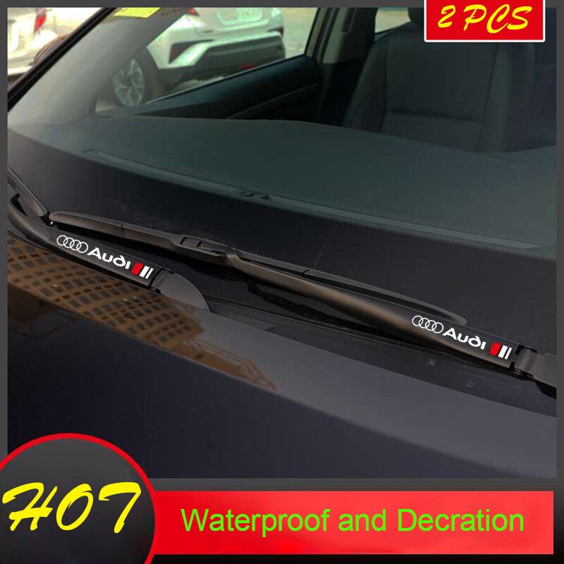 Bộ 2 Sticker Dán Kính Chắn Gió Trước Và Sau Cho Xe Hơi Audi A6 A5 Q7 S4 S5 A4 B9 A4L A3 A6L Q2 Q5L Q3