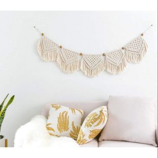Dây trang trí dây macramé treo tường dây treo tường handmade