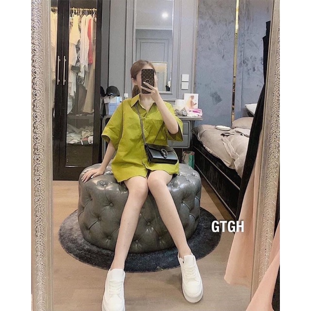 [Siêu Hot] Áo Sơmi Thô 2 Màu Dáng Giấu Quần Cá Tính Có Ảnh Thật Kèm Video | BigBuy360 - bigbuy360.vn