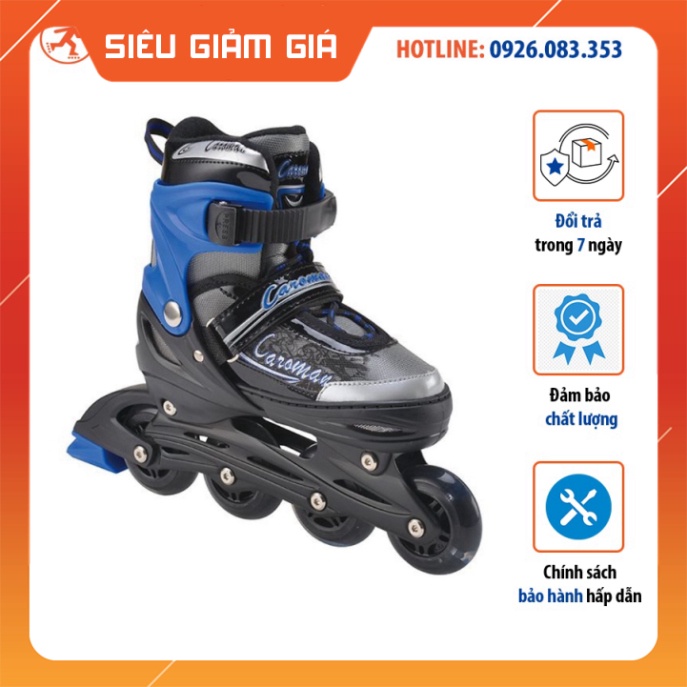 Giày Patin Caroman K400 Boot Vải Mềm Mại, Dày Dặn Đảm Bảo An Toàn Cho Bé Cam Kết Bảo Hành