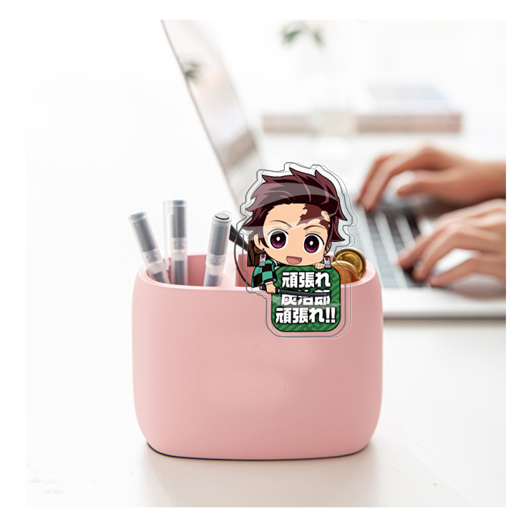 Huy Hiệu Cài Áo Bằng Acrylic Hình Anime Demon Slayer Độc Đáo