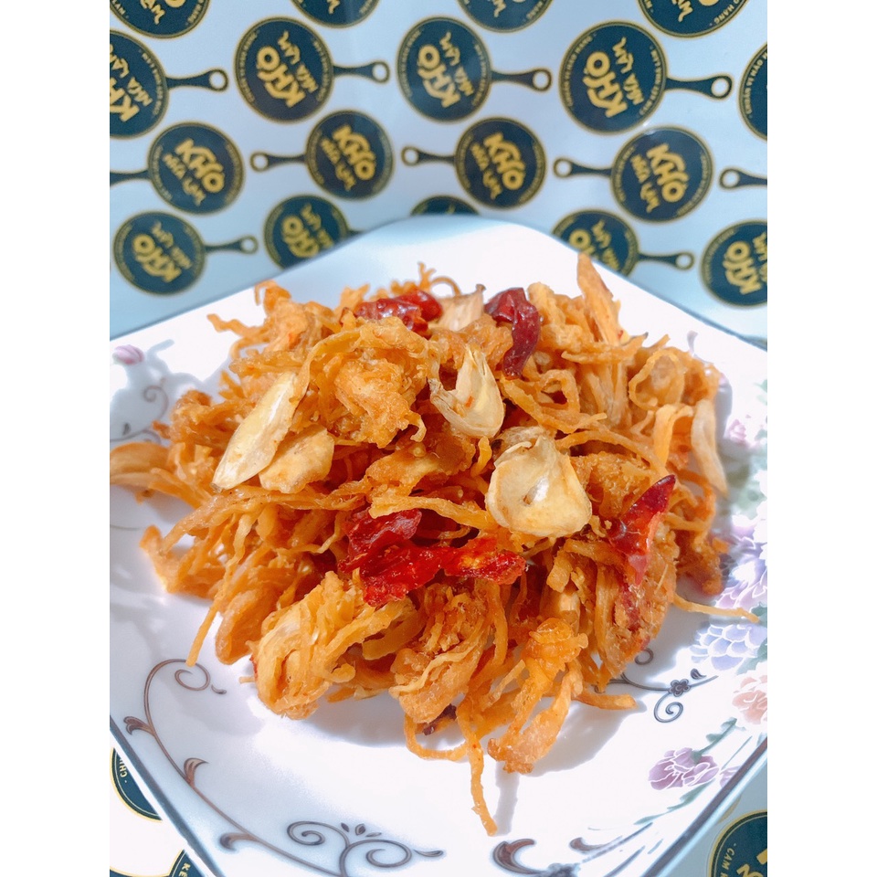 Khô Gà Bơ Tỏi Nhà Làm Túi 100g Ăn Vặt Ngon TpHCM