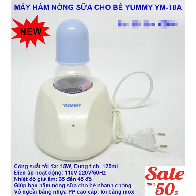 Máy hâm nóng sữa cho bé YAMMY YM-18A