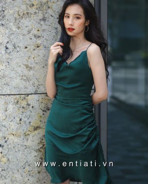 ĐẦM BODY PHI LỤA CỔ ĐỔ CAO CẤP(Hình thật trải sàn) | BigBuy360 - bigbuy360.vn