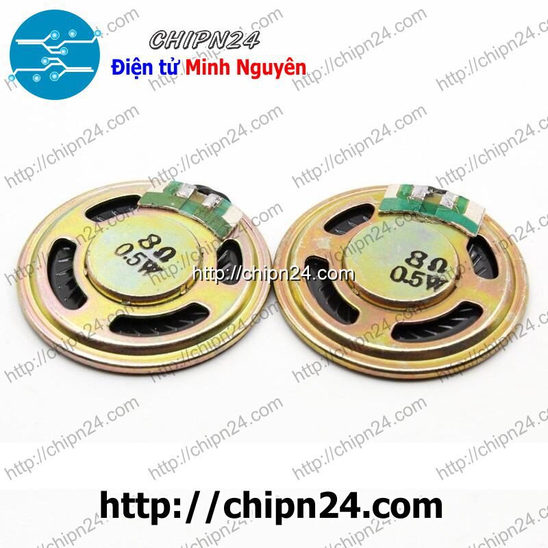 [2 CÁI] Loa 8R 0.5W 36mm, Loa 8 ohm - 0.5W (3.6cm)