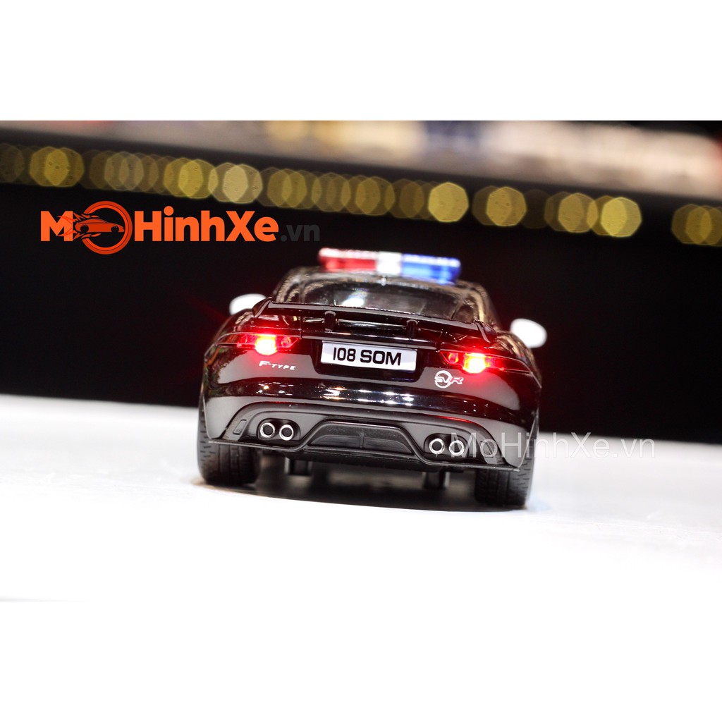 MÔ HÌNH XE JAGUAR F-TYPE SVR POLICE 1:32 UNI-FORTUNE