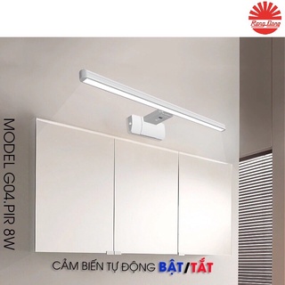 Đèn LED chiếu gương cảm biến G04 PIR 8W Rạng Đông