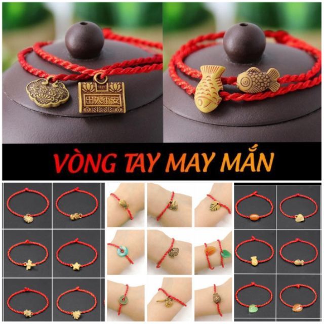 Vòng Đeo Tay Chỉ Đỏ May Mắn 1K