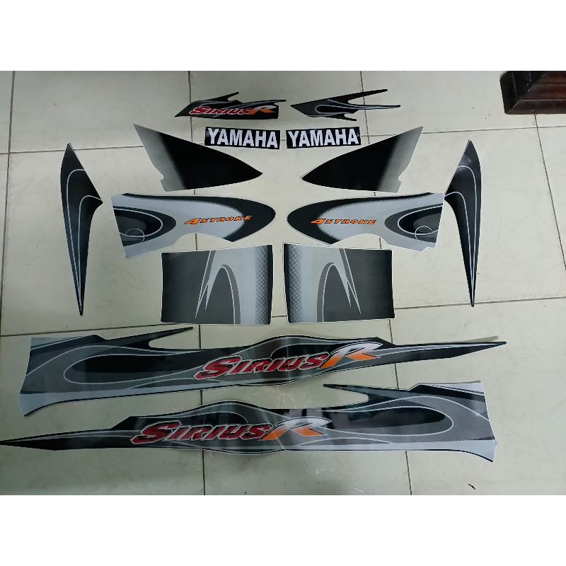 Bộ tem Sirius R đời đầu 2006 màu đen bạc