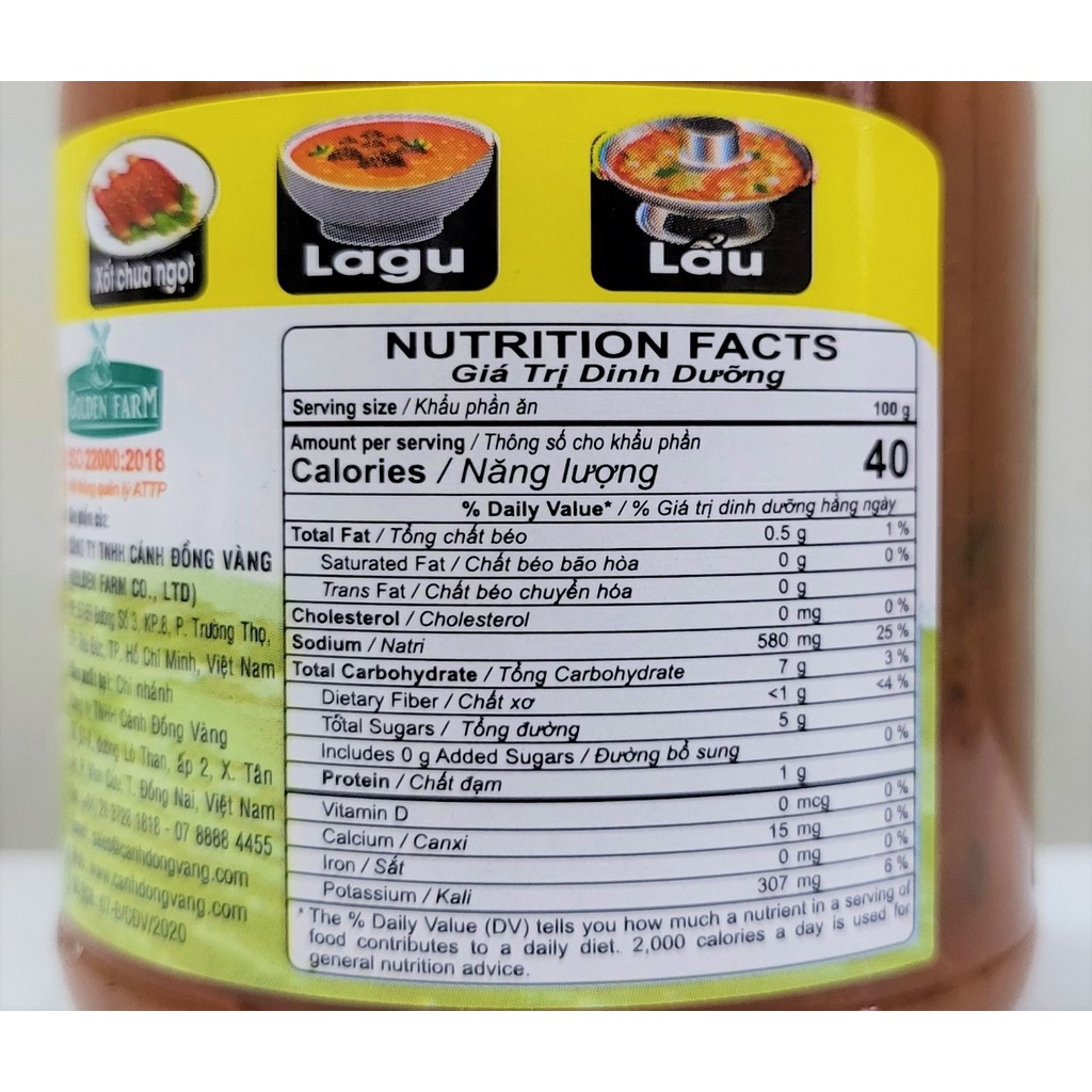 [Lọ 370g – NẤM ] XỐT MÌ NẤM [VN] GOLDEN FARM Mushroom Spaghetti Sauce (halal)