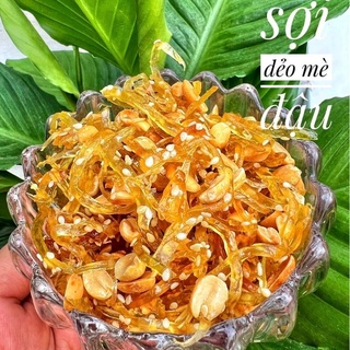 Mứt tết việt - 400gr mứt gừng sợi dẻo mè đậu phộng nhii food thực phẩm sạch nhà làm