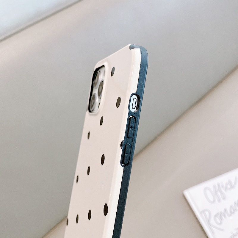 Ốp Lưng tpu silicone Họa Tiết Chấm Bi Cho iphone 15 14 13 11 12 pro max 12pro 13pro 14pro 15pro 14promax 15promax x xs max xr