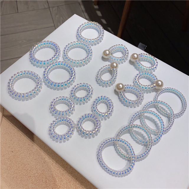 Cột Tóc Lò Xo Dạ Quang Sáng