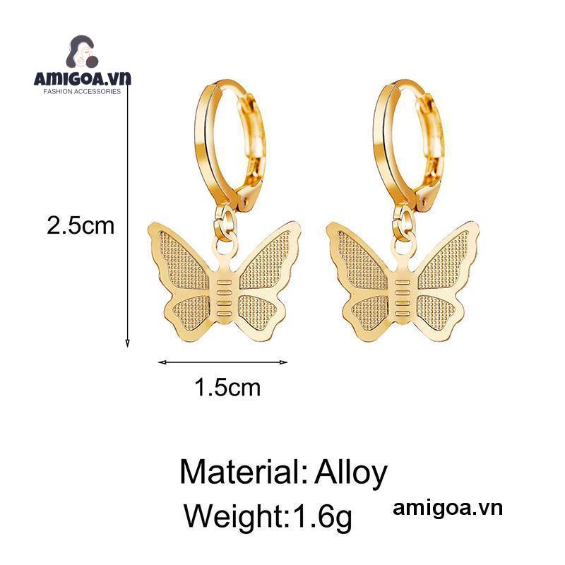 ✨✨Đôi khuyên tai hình bươm bướm sáng tạo thời trang