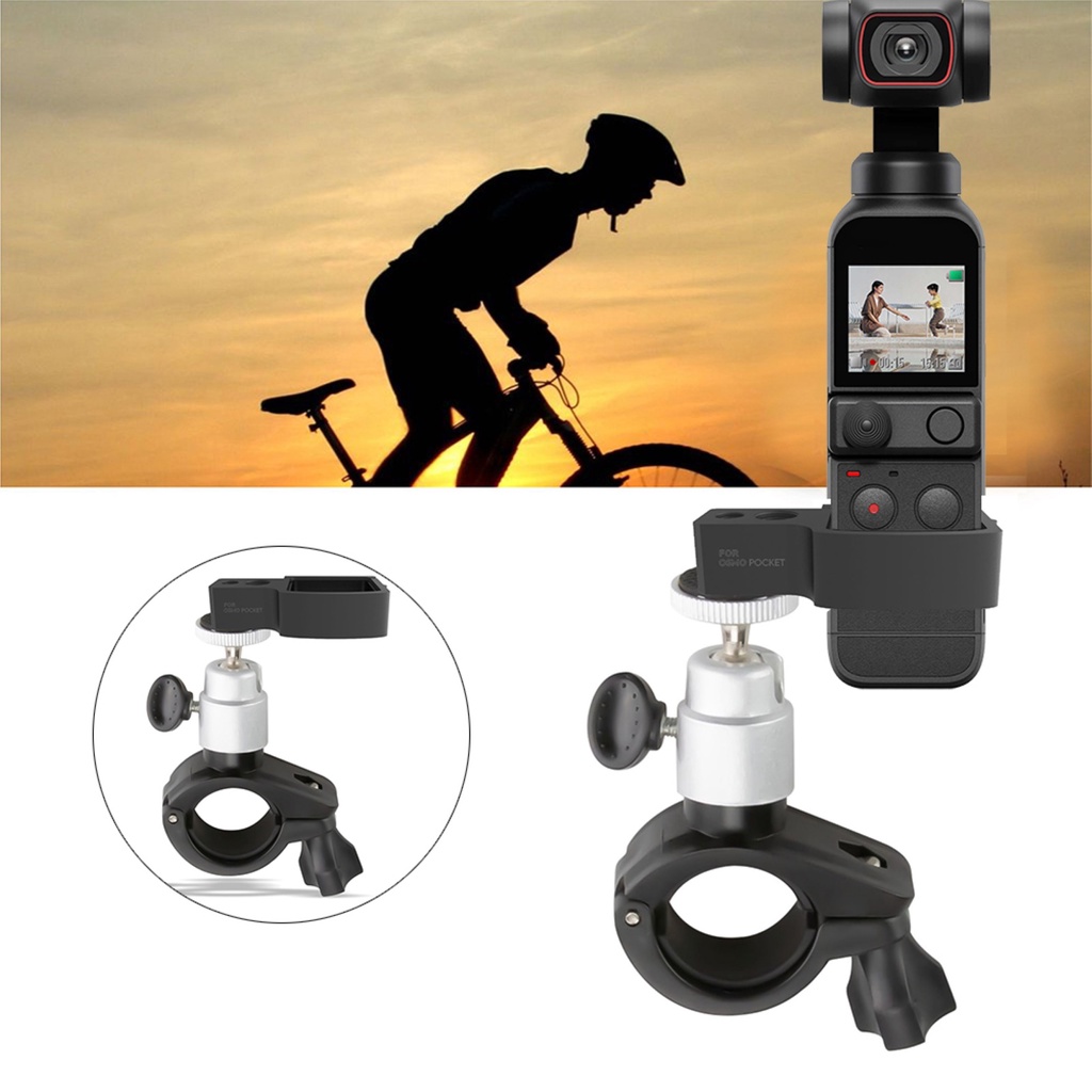 Phụ kiện giá đỡ cố định máy ảnh DJI POCKET 2 Osmo gắn xe đạp tiện dụng | BigBuy360 - bigbuy360.vn