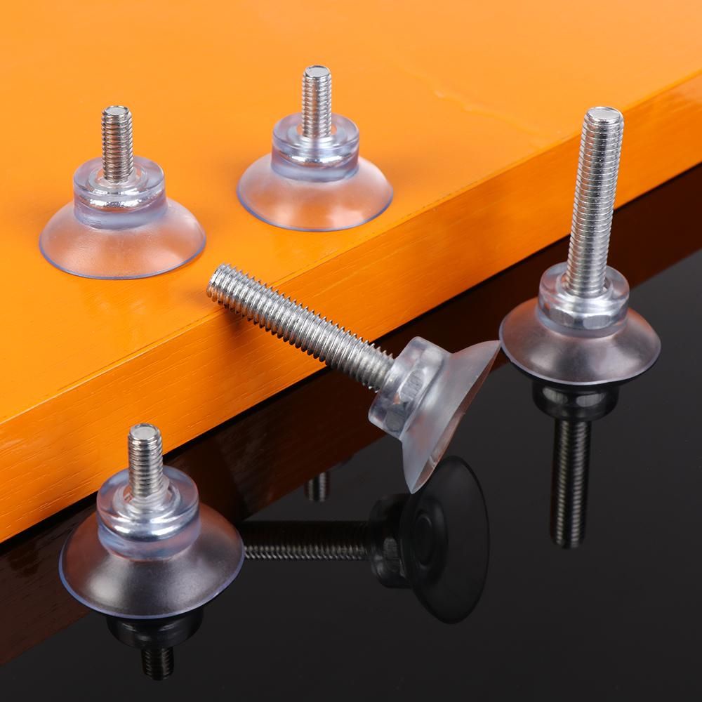 Set 10 móc treo đồ trong suốt có cốc hút gắn tường nhà tắm/ phòng bếp
