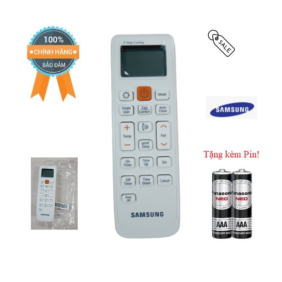 Remote Điều khiển điều hòa Samsung chính hãng theo máy mới 100% nguyên tem mác Samsung sản xuất-Điện tử ALEX