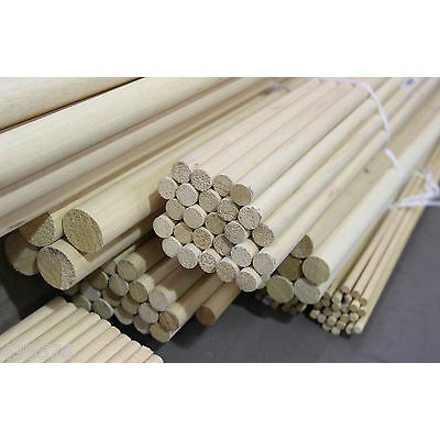 Combo 3 Thanh gỗ thông tròn đường kính 1cm dài 1mét trang trí decor nhà cửa treo rèm macrame