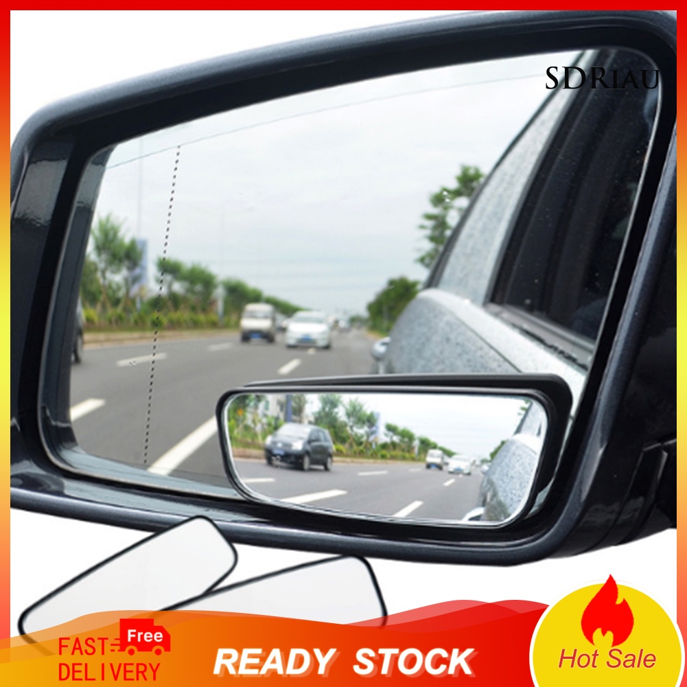 1 Cặp Gương Chiếu Hậu Góc Rộng Xoay 360 Độ Có Thể Điều Chỉnh Cho Xe Hơi