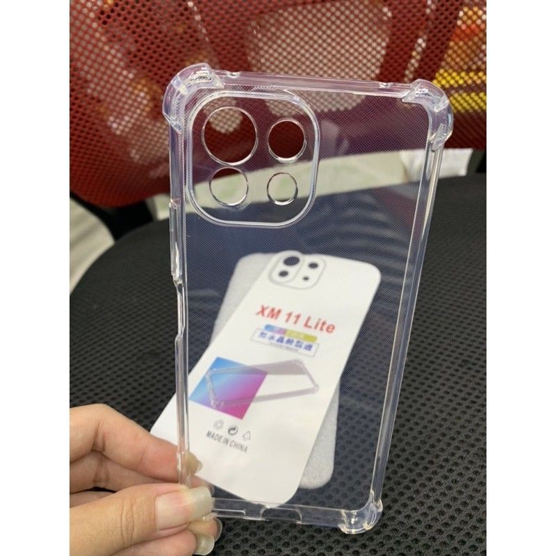 Ốp Lưng Xiaomi Mi 11 Ultra dẻo trong suốt bảo vệ chống sốc 4 góc