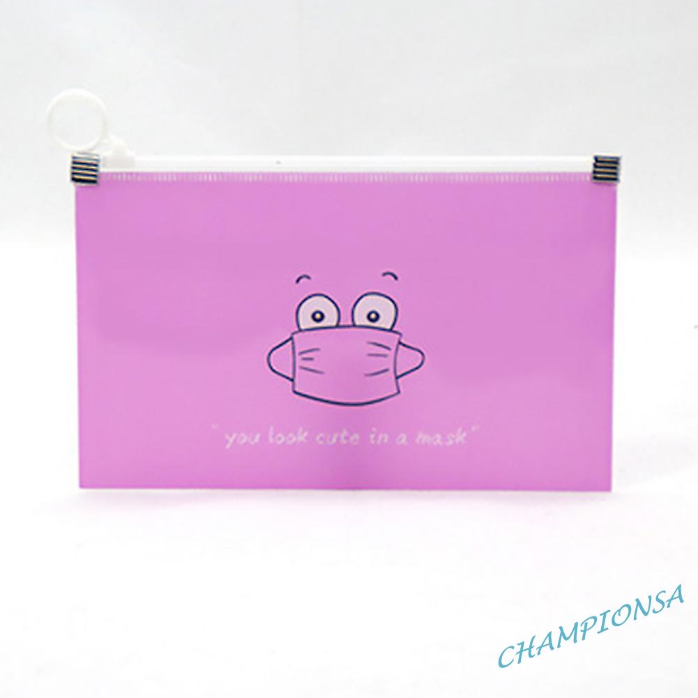 Set 8 túi đựng khẩu trang chống bụi có khóa kéo tiện dụng
 | BigBuy360 - bigbuy360.vn