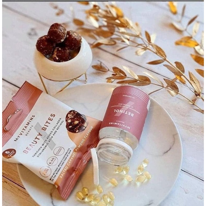 Viên uống Retinol Myvitamins UK 30 viên và 90 viên,giảm lão hóa giúp đẹp da