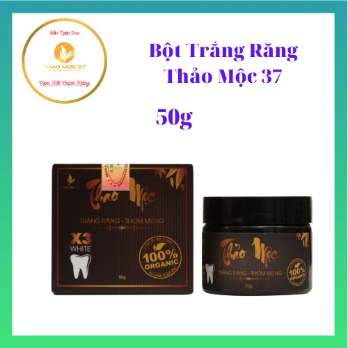 Bột Trắng Răng Thảo Mộc 37, Sạch khoang miệng, Ngăn ngừa sâu răng.