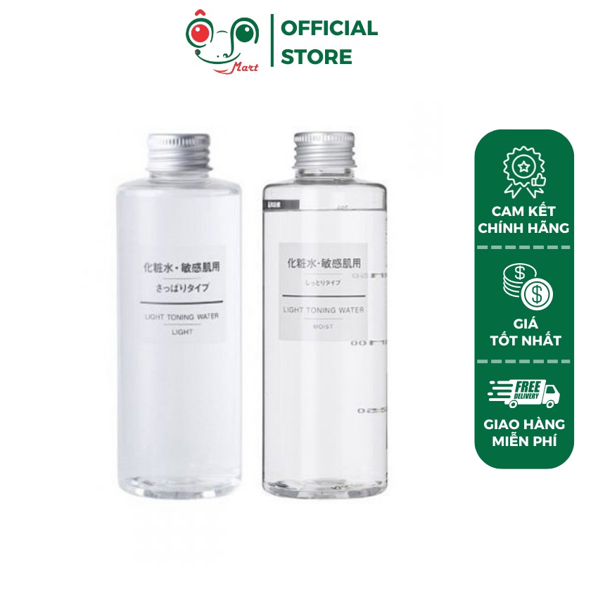 Nước hoa hồng Toner MUJI Nhật Bản cân bằng da 200ml