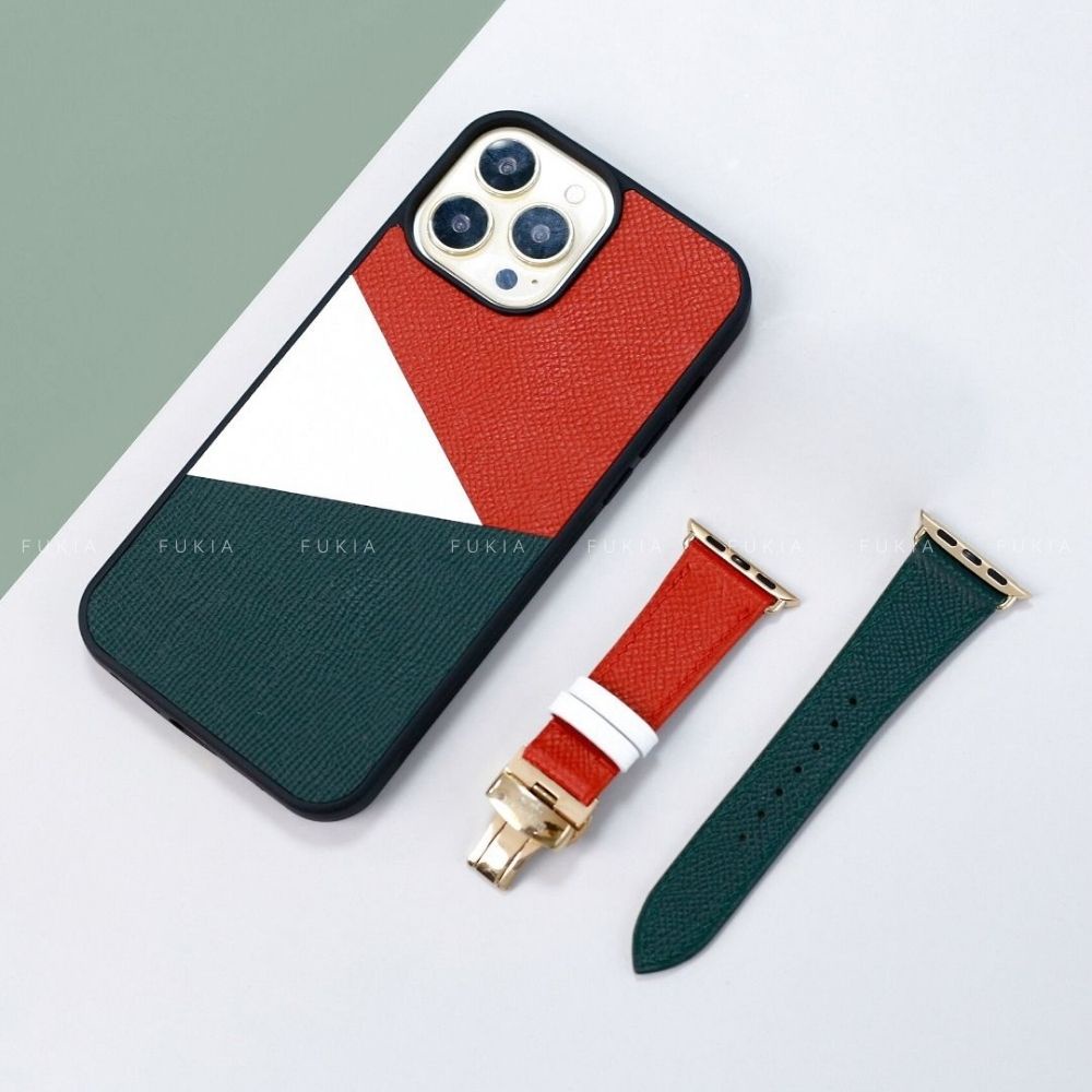 Dây da thủ công Epsom Mix Màu 6 dành cho Apple Watch, đồng hồ thông minh, đồng hồ cơ DDTC201
