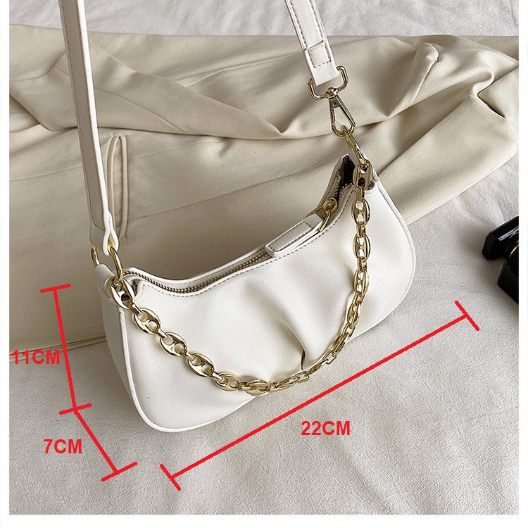 Túi xách nữ kẹp nách, túi đeo chéo da mềm siêu xinh thời trang Hàn Quốc KN03 | BigBuy360 - bigbuy360.vn