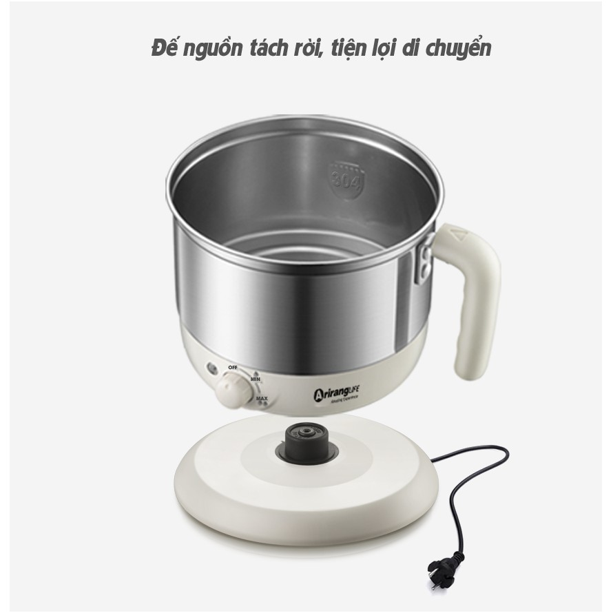 Nồi lẩu điện đa năng ArirangLife AL-C123- Chính Hãng- Bảo hành 12 tháng