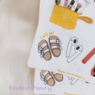 Bullet Journal Sticker - Du lịch 2
