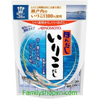 HẠT NÊM AJINOMOTO CÁ MÒI NHẬT 208G