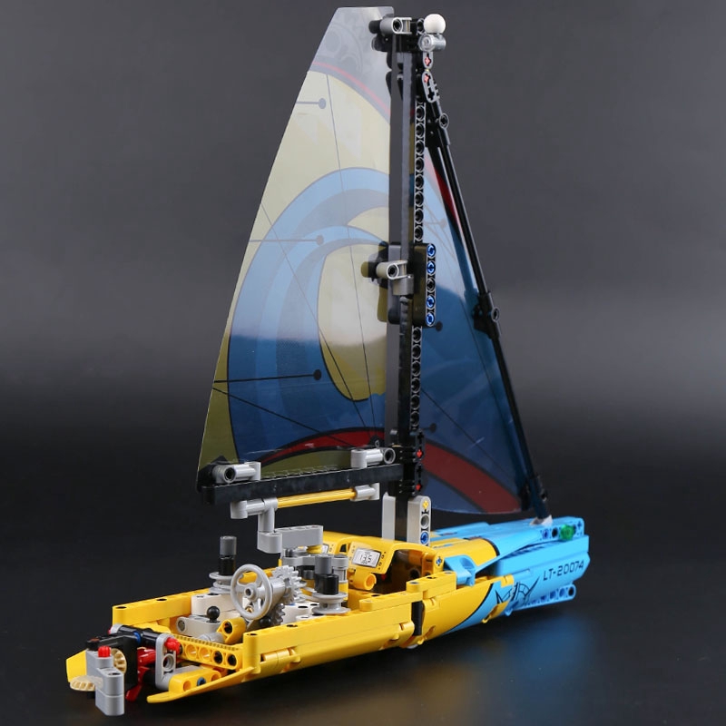 Bộ mô hình thuyền buồm 20074 42074 lắp ráp bằng 369 khối xây dựng tương thích Lego cho trẻ em