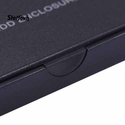 Hộp Đựng Ổ Cứng Ngoài Ssd Màu Đen Usb 2.0 Cho Ổ Cứng Ngoài 2.5 Inch | BigBuy360 - bigbuy360.vn