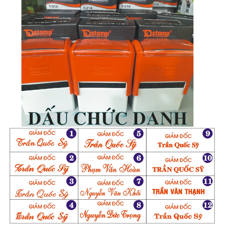[GIÁ HỦY DIỆT] Khắc con dấu chức danh T314