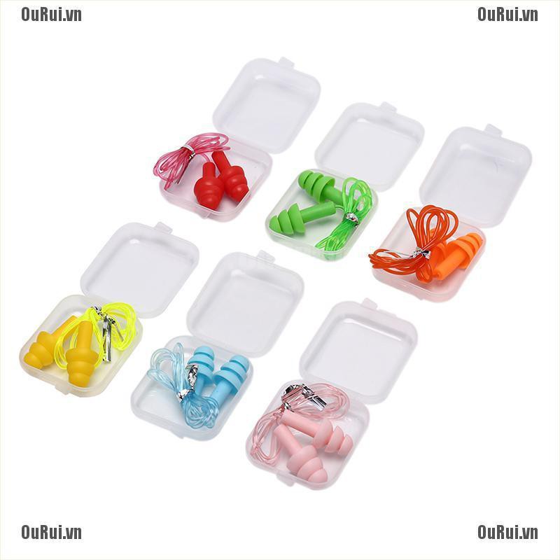 Nút Bịt Tai Bằng Silicone Chống Tiếng Ồn Tiện Dụng