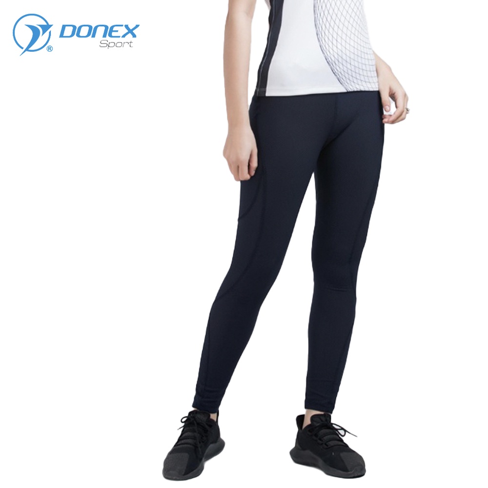 Quần Thể Thao Nữ DONEXPRO Form Regular, Túi 2 Bên Sườn, Vải Thun Mềm, Co Giãn Tốt, Không Bí Bết AD-536A