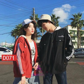 Áo khoác dù sọc 2 lớp