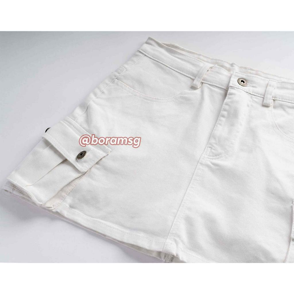 Chân váy túi hộp, chân váy kaki chữ A co giãn BORAM SG