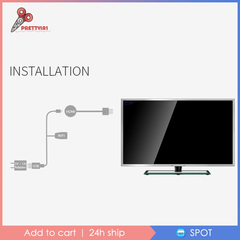 Thiết Bị Chia Sẻ Hình Ảnh Qua WiFi Không Dây HDMI 4K Prettyia1