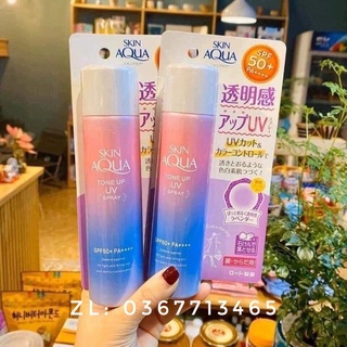 [Nội địa Nhật] XỊT CHỐNG NẮNG AQUA SKIN TONE UP UV SPRAY Nhật Bản
