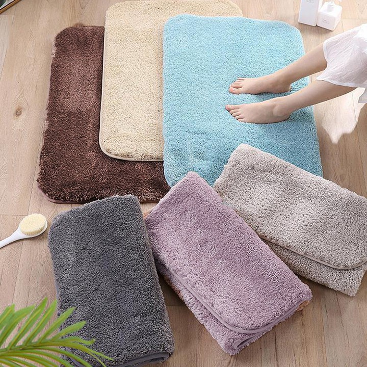 Thảm nhà tắm, thảm chùi chân phòng khách có thể giặt máy chống trượt kháng khuẩn chống trơn nhà vệ sinh 88226