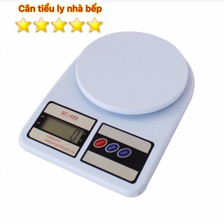 Cân Điện Tử Tiểu Ly Nhà Bếp Tối Đa 10Kg - Tặng Kèm Pin