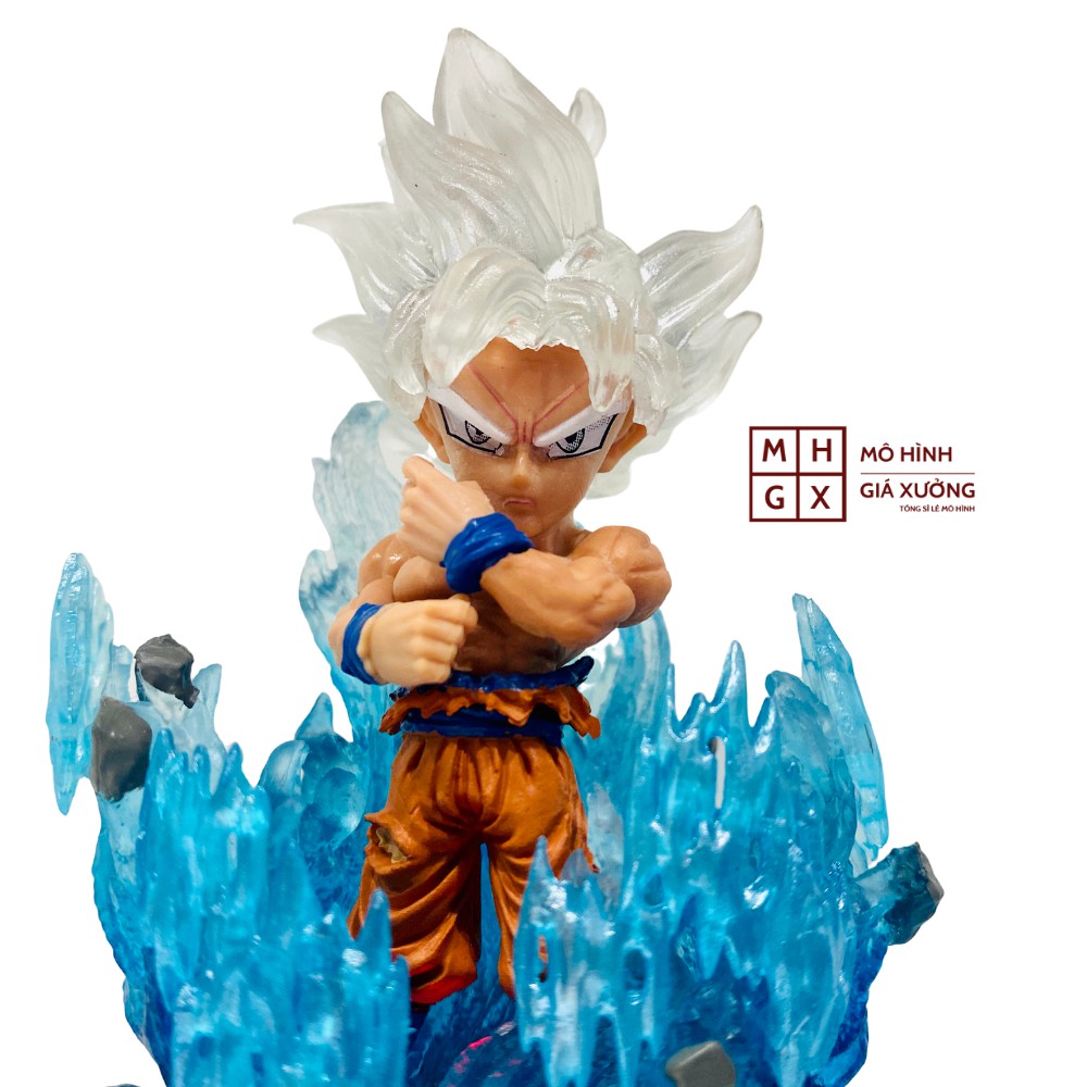 Mô hình Dragon Ball Nhân Vật Songoku - Vegata - Broly Cao 11 - 14cm - có đèn led ở base  mô hình figure 7 viên ngọc rồng