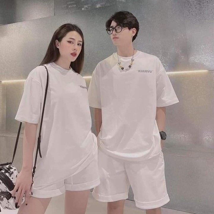 Set thun Kianvu ⚡ Phản Quang⚡ Áo Phông Quần Lửng/Quần Sooc - Kianvu
