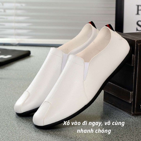 Giày nam, giày lười nam thời trang cao cấp kiểu dáng trẻ trung, rất cá tính
