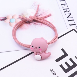Cột tóc khủng long béo cute